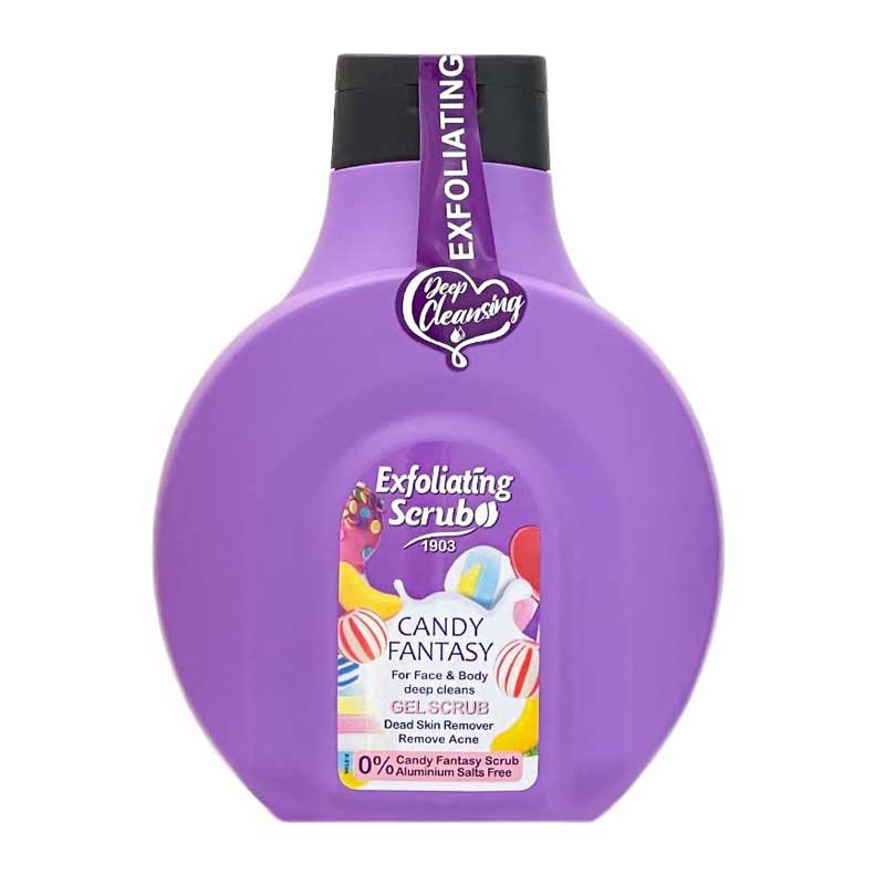 اسکراب لایه‌ بردار ژلی Exfoliating Scrub مدل Candy Fantasy حجم 500ml