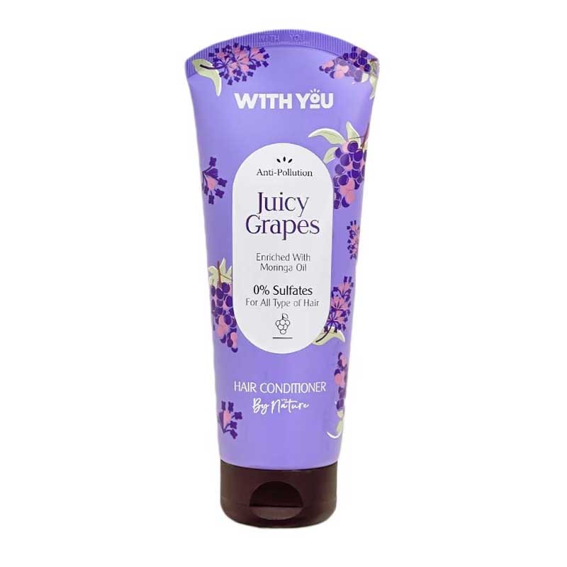 ماسک مو نرم کننده و مراقبت کننده سلامت مو ویت یو With You مدل Juicy Grapes حجم 200ml