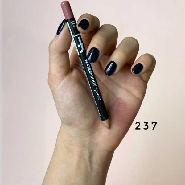 مداد لب ضد آب Waterproof فلورمار Flormar رنگ 237 Rosy Sand
