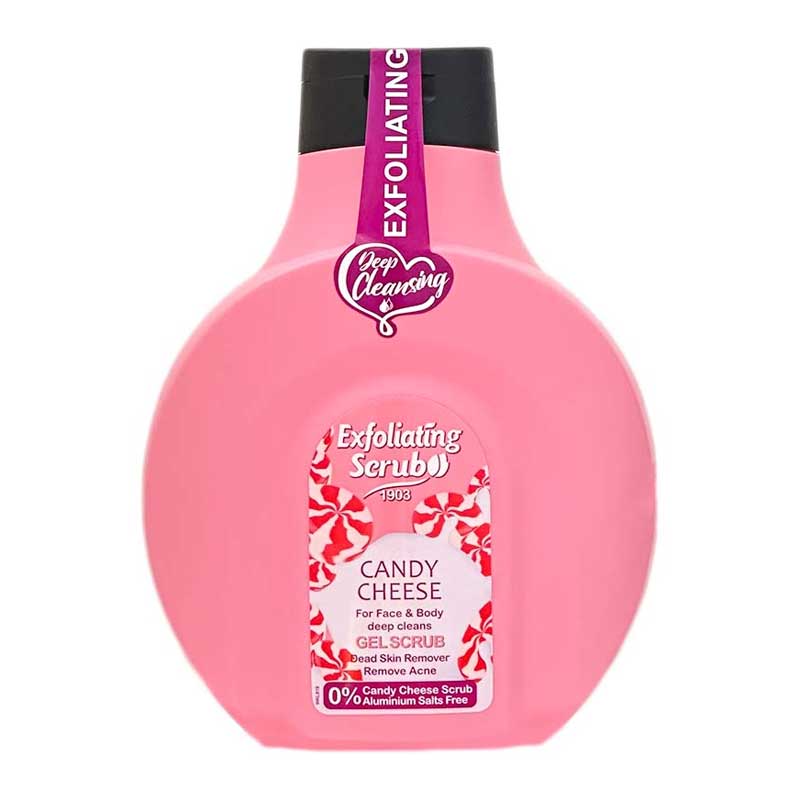 اسکراب لایه‌ بردار ژلی Exfoliating Scrub مدل Candy Cheese حجم 500ml