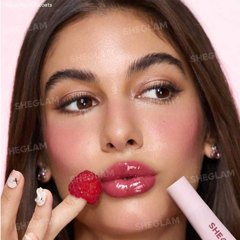 بالم لب مرطوب کننده و آبرسان شیگلم Shegam مدل Crystal Glaze Moisturizing Lip Care