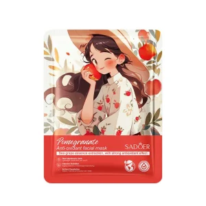 ماسک ورقه ای آنتی اکسیدان سادور مدل انار