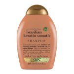 شامپو صاف کننده قوی بدون سولفاتمو اوجی ایکس OGX مدل Brazilian Keratin Smooth حجم 385ml