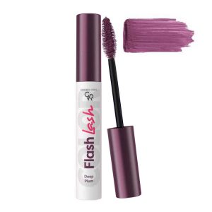 ریمل رنگی بنفش تیره گلدن رز Golden Rose مدل Flash Lash رنگ Deep Plum