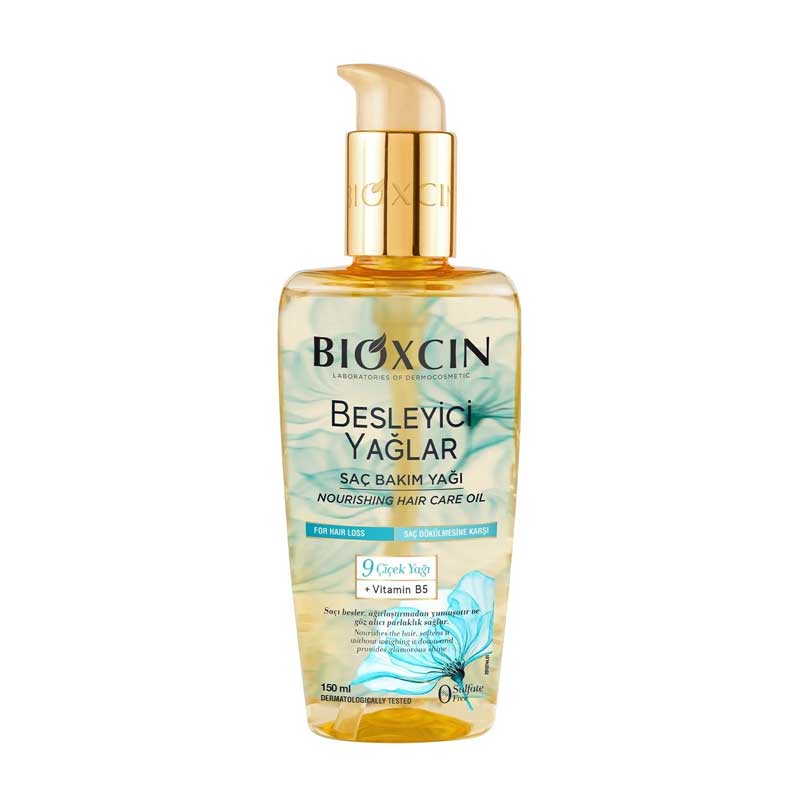 روغن مو بدون سولفات ضد ریزش مو بیوکسین Bioxcin حاوی روغن های مغذی حجم 150ml