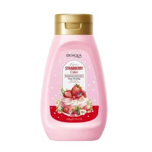 نمک بدن بیوآکوا Bioaqua رایحه کیک توت فرنگی Strawberry Cake حجم 430g
