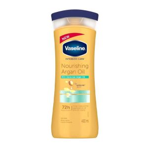 لوسیون بدن مناسب پوست خشک وازلین Vaseline حاوی روغن آرگان Nourishing Argan Oil حجم 400ml