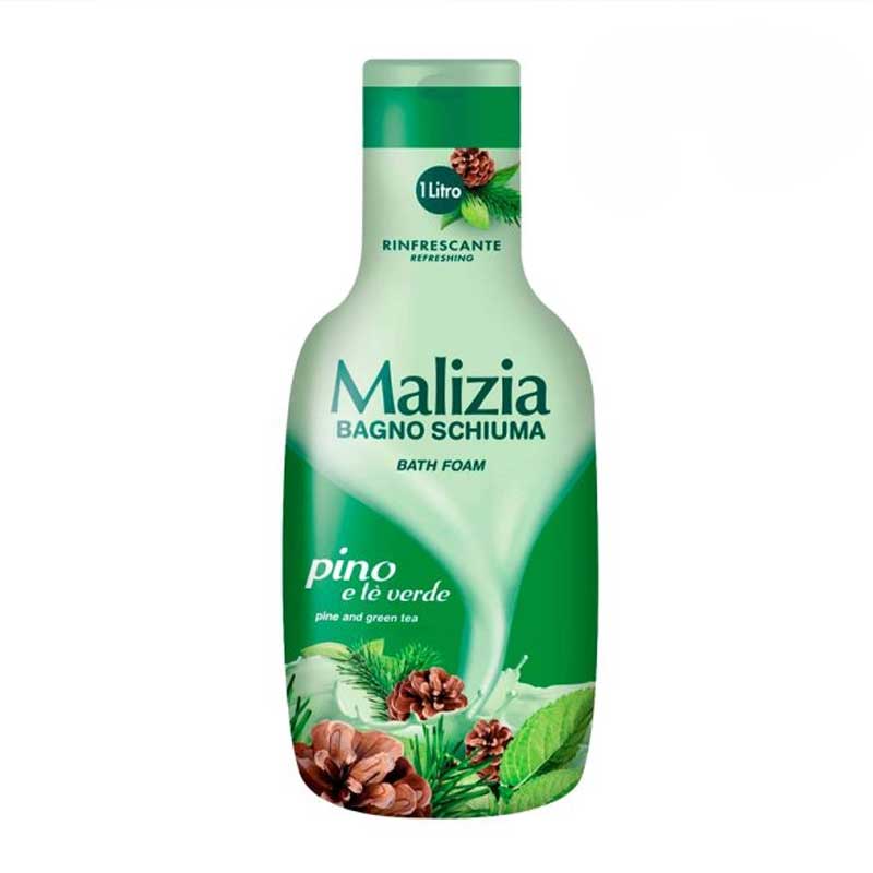 شامپو بدن کاج و چای سبز مالزیا Malizia مدل Pino E Te Uerde حجم 1000ml
