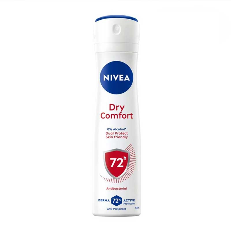 اسپری ضد تعریق 72 ساعته نیوآ Nivea مدل Dry Comfort حجم 200ml