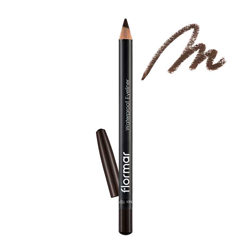 مداد چشم ضد آب Waterproof فلورمار Flormar رنگ 107 Copper Brown