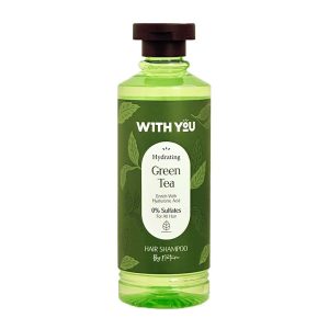شامپو مو آبرسان چای سبز و هیالورونیک اسید ویت یو With You مدل Green Tea حجم 300ml