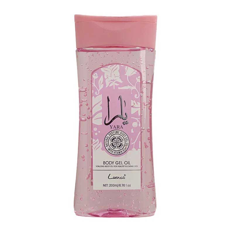 ژل روغن بدن درخشان کننده و آبرسان بدن معطر رایحه یارا Yara حجم 200ml