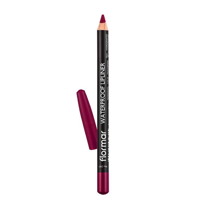 مداد لب ضد آب Waterproof فلورمار Flormar رنگ 241 Sour Cherry