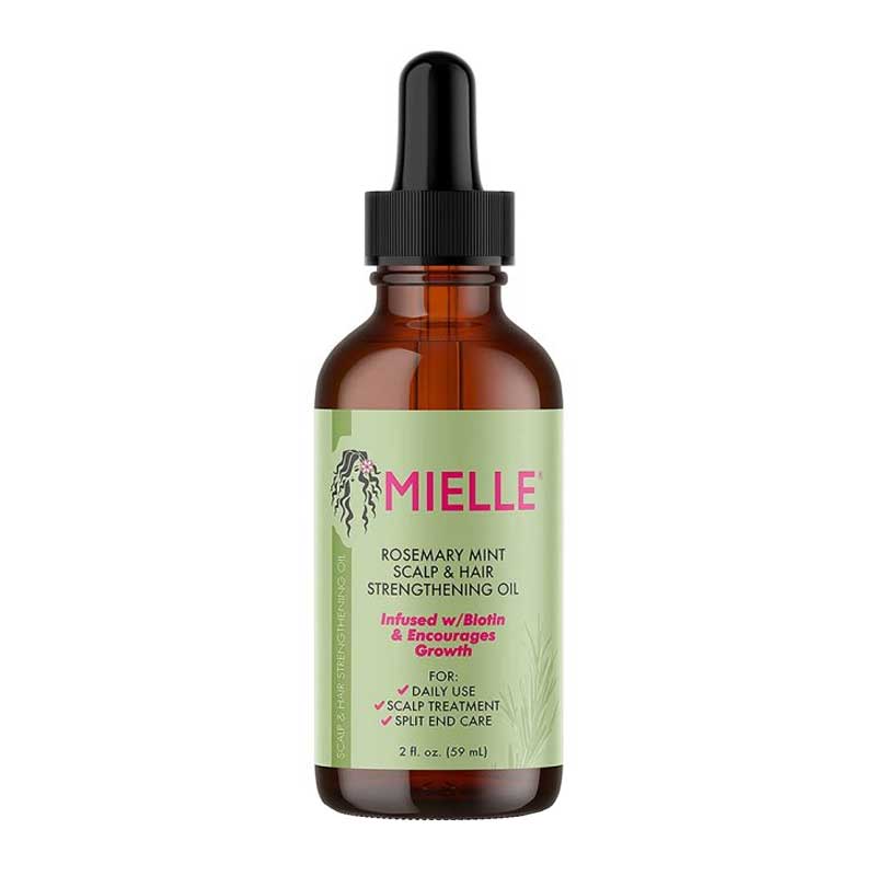روغن ضد ریزش و تغذیه کننده مو رزماری و نعناع میله Mielle مدل Organics Rosemary Mint Scalp & Hair حجم 59ml