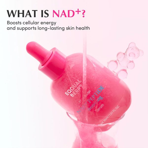 سرم پپتاید بوستینگ و +NAD اکوال بری ضد چروک و جوانساز پوست EQQUALBERRY NAD+ Peptide Boosting Smoothie Serum - Image 2