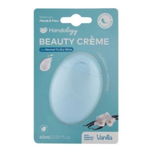 کرم مرطوب کننده پوست نرمال تا خشک حاوی کالاندولا و آووکادو هندولوژی Handology مدل Vanilla حجم 60ml
