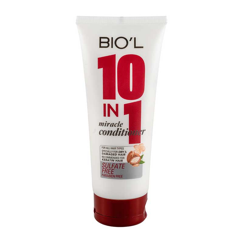 نرم کننده مو 10 کاره بیول Biol مدل Miracle مناسب انواع مو حجم 200ml