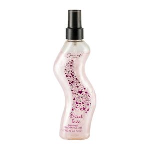 بادی اسپلش زنانه شاین دار ژک ساف Jacsaf مدل Sweet Love حجم 200ml