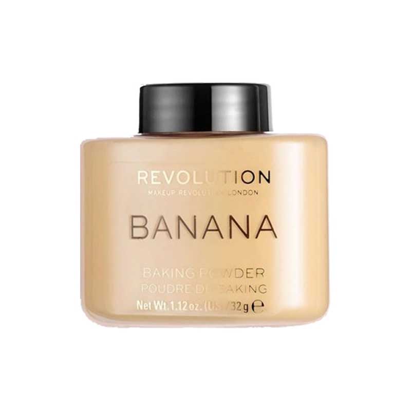 پودر فیکس آرایش رولوشن Revolution مدل Banana Baking Powder حجم 32g