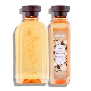 شامپو بدن ویت یو With You رایحه گرم و دلپذیر شی باتر مدل Rich Sheabutter حجم 250ml
