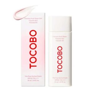 کرم ضد آفتاب SPF50 ضد چروک و ویتامینه توکوبو Tocobo مدل Anti-Wrinkle Vitamin Sunscreen حجم 50ml