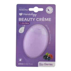 کرم مرطوب کننده پوست خشک حاوی روغن جوجوبا و بادام هندولوژی Handology مدل Berries حجم 60ml