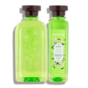 شامپو بدن ویت یو With You رایحه گل مگنولیا مدل Fresh Love حجم 250ml