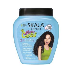 ماسک مو حالت دهنده و استحکام بخش ساقه 2 در 1 موهای فر اسکالا Skala مدل Mais Cachos حجم 1000g