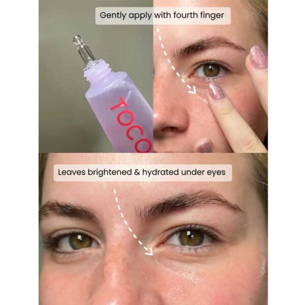 ژل کرم دور چشم روشن کننده و ترمیم کننده حاوی کلاژن توکوبو Tocobo مدل Collagen Brightening Eye Gel Cream حجم 30ml