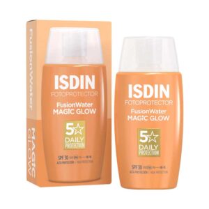 ضد آفتاب روشن کننده رنگی SPF30 ایزدین ISDIN مدل FUSION WATER MAGIC GLOW حجم 50ml