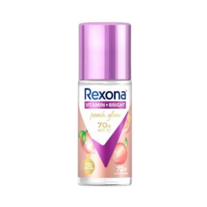 مام رول ضد تعریق زنانه Vitamin+Bright رکسونا Rexona مدل Peach Glow حجم 45ml