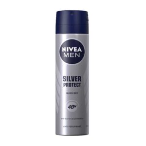 اسپری ضد تعریق مردانه 48 ساعته نیوآ Nivea مدل Silver Protect حجم 150ml