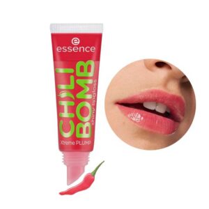 لیپ گلاس حجم دهنده براق اسنس Essence مدل Chili Bomb Shiny Lipgloss رنگ Strawberry Salsa حجم 10ml