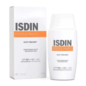 ضد آفتاب بی رنگ ضد لک SPF50 ایزدین ISDIN مدل Fotoultra 100 Spot Prevent حجم 50ml