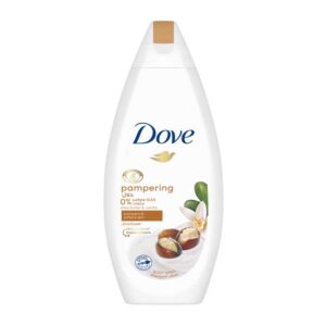 شامپو بدن کرمی حاوی شی باتر و وانیل داو Dove مدل Pampering حجم 500ml