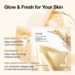 ماسک ورقه ای برنج و کلاژن مرطوب و درخشان کننده پوست آنوا Anua مدل Rice 70 Glow Collagen