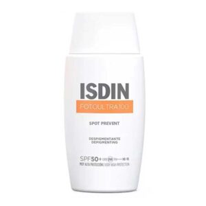 ضد آفتاب بی رنگ ضد لک SPF50 ایزدین ISDIN مدل Fotoultra 100 Spot Prevent حجم 50ml
