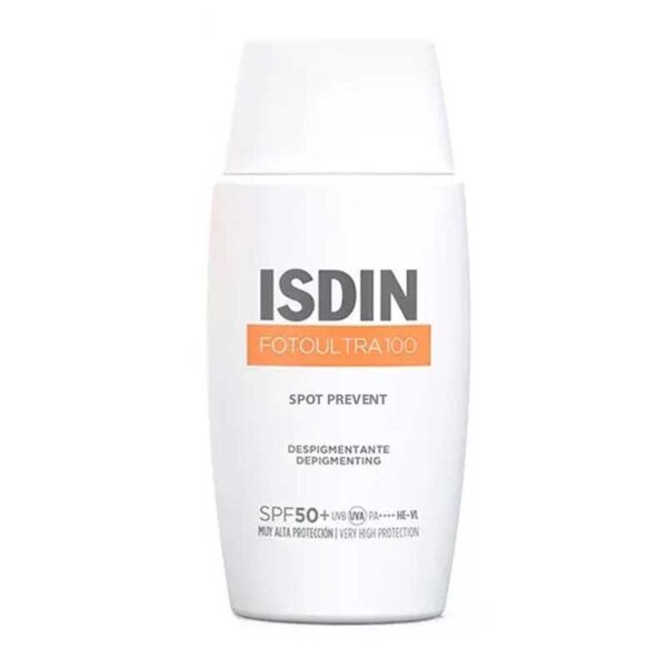 ضد آفتاب بی رنگ ضد لک SPF50 ایزدین ISDIN مدل Fotoultra 100 Spot Prevent حجم 50ml