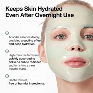 ماسک ورقه ای تسکین دهنده پوست هارتلیف و هیالورون آنوا Anua مدل Heartleaf 70 Soothing Collagen