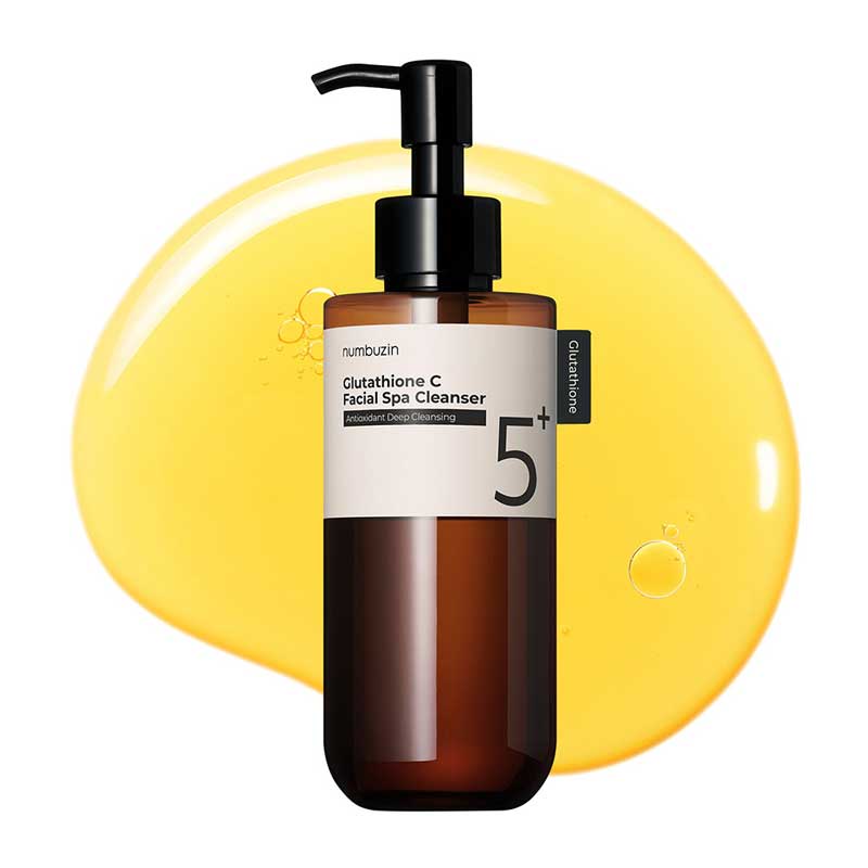 شوینده روغنی ضد لک و روشن کننده قوی پوست نامبوزین Numbuzin مدل Glutathione Vitamin Facial Spa حجم 200ml