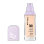 کرم پودر 30 ساعته میبلین Maybelline مدل Super Stay کد 102 حجم 30ml