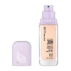 کرم پودر 30 ساعته میبلین Maybelline مدل Super Stay کد 102 حجم 30ml