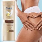 لوسیون بدن درخشان کننده Body Love داو Dove مناسب پوست متوسط تا تیره مدل Care Visible Glow حجم 400ml