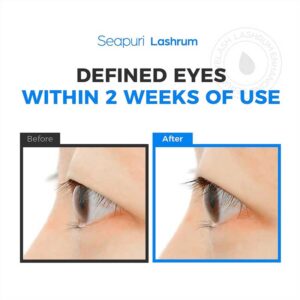 سرم تقویت مژه سی پوری Seapuri مدل Lashrum Eyelash Enhancing Serum حجم 10g