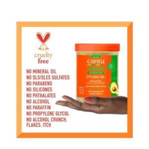 ژل آبرسان و ضد وز مو فر آووکادو کنتو Cantu مدل Avocado Hydrating Styling Gel حجم 524g