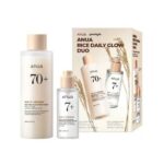 پک تونر و سرم پوستی حاوی عصاره برنج آنوا Anua مدل Rice Daily Glow Duo