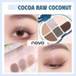 پالت سایه 6 رنگ فانتزی طرح گاو نوو Novo مدل Cow