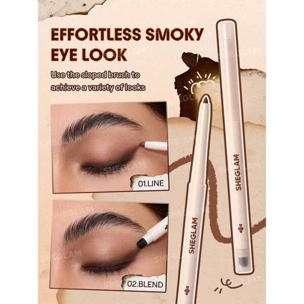 خط چشم ژلی دو طرفه شیگلم Sheglam مدل Gel Glide Eyeliner