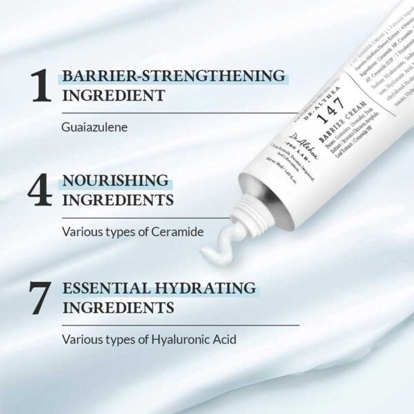 کرم بریر 147 ترمیم و تقویت کننده سد دفاعی پوست دکتر التیا Dr Althea مدل 147 Barrier Cream حجم 50ml