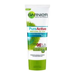 فوم شوینده صورت گارنیر Garnier مدل Pure Active Matcha حجم 100ml